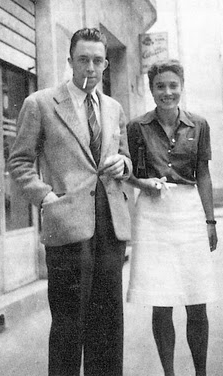Albert Camus et Francine Faure, sa femme